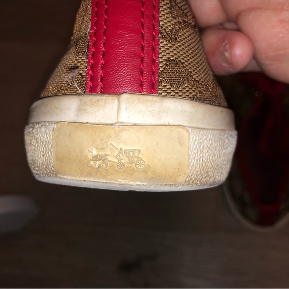 Coach ladies sneakers trainers size 9.5 - Picture 8 of 10